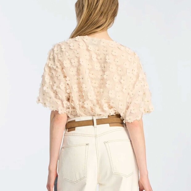 MUNTHE - BOSSI BLUSE | CREME