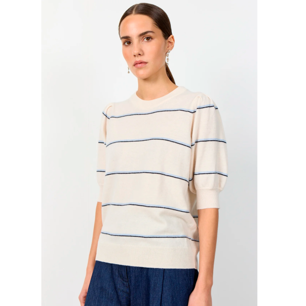 LEVETE ROOM - ISMAILA 18 PULLOVER | TUR/CREME