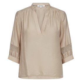 CO COUTURE - GWENDACC SS BLOUSE | MINK