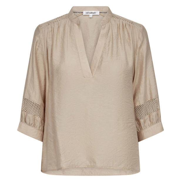 CO COUTURE - GWENDACC SS BLOUSE | MINK