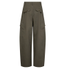 CO COUTURE - EVELYNCC BARREL PANT | ARMY