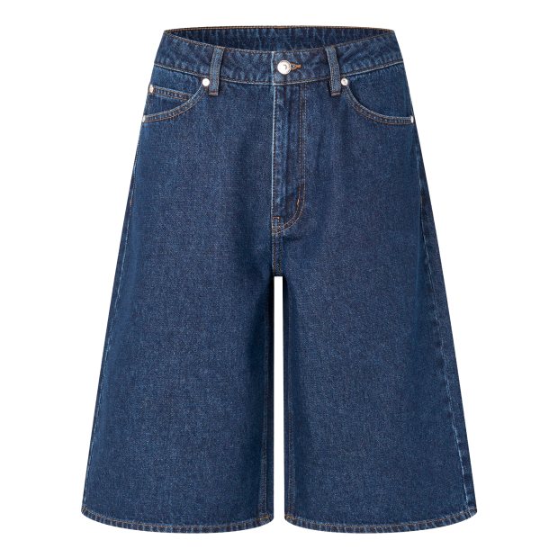 SECOND FEMALE - COLUMBO DENIM SHORTS | DARK BLUE DENIM