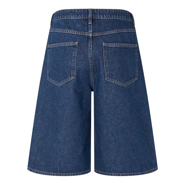SECOND FEMALE - COLUMBO DENIM SHORTS | DARK BLUE DENIM