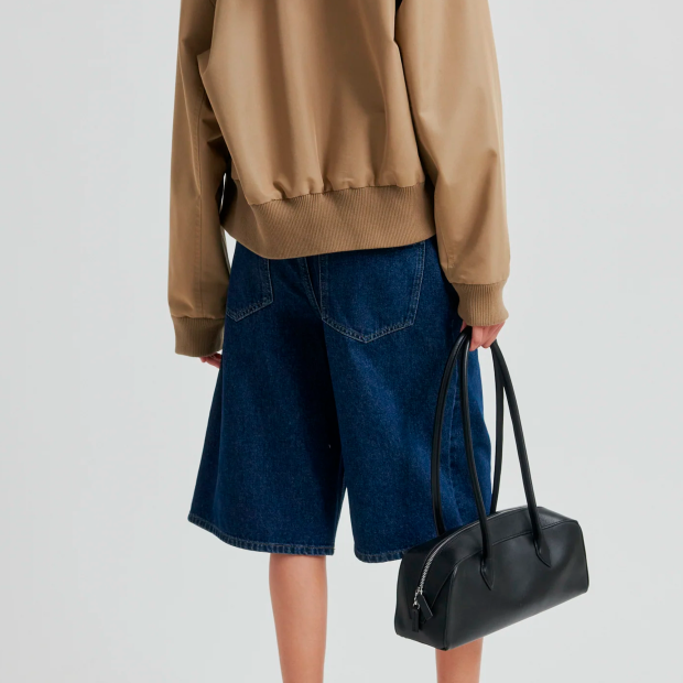 SECOND FEMALE - COLUMBO DENIM SHORTS | DARK BLUE DENIM