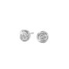 PERNILLE CORYDON - SMALL ROSE EARSTICKS | SØLV PERNILLE CORYDON - SMALL ROSE EARSTICKS | SØLV