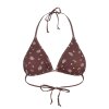 BECK SØNDERGAARD - BLOOM PAISLEY BEL BIKINI TOP | CHOCOLATE BROWN