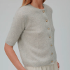 SIX AMES - ODA CARDIGAN | GREY MELANGE