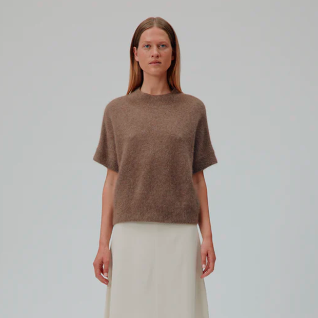 SIX AMES - DOANNA SWEATER | ACORN MELANGE