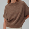 SIX AMES - DOANNA SWEATER | ACORN MELANGE SIX AMES - DOANNA SWEATER | ACORN MELANGE