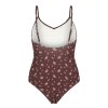 BECK SØNDERGAARD - BLOOM PAISLEY BEA SWIMSUIT | CHOCOLATE BROWN