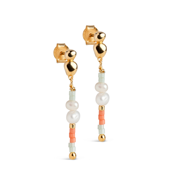 ENAMEL COPENHAGEN - EARRINGS NARA WHIMSICALLY FORGYLDT | CORALIA