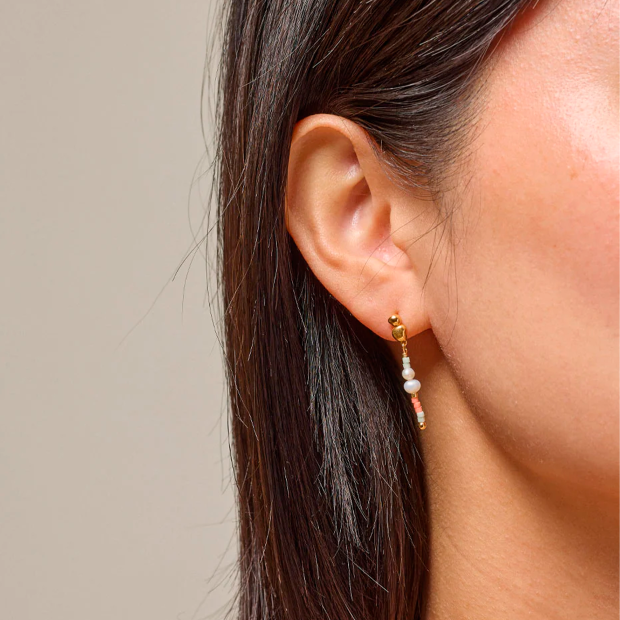 ENAMEL COPENHAGEN - EARRINGS NARA WHIMSICALLY FORGYLDT | CORALIA