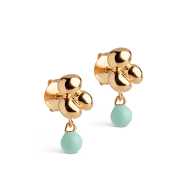 ENAMEL COPENHAGEN - EARRING NARA BALL FORGYLDT | MINT