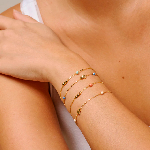 ENAMEL COPENHAGEN - BRACELET NARA FORGYLDT | MINT