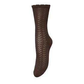 BECK SØNDERGAARD - LEOFA COTTA SOCK | HOT FUDGE BROWN
