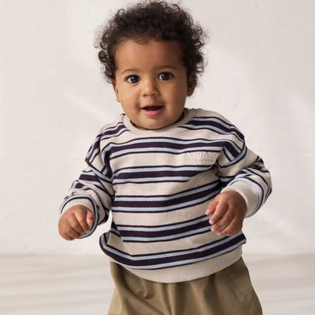 MARMAR COPENHAGEN - TAMMAS SWEATSHIRT | COLLEGE STRIPE