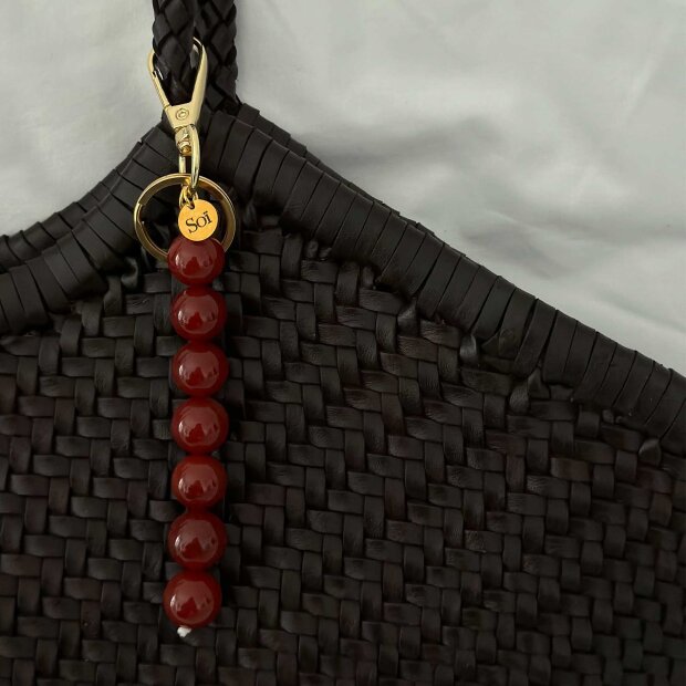 SOI - CALI NØGLERING | RØD JADE