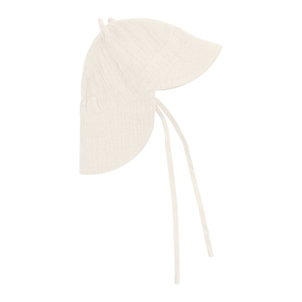 HUTTELIHUT - SUMMER HAT EARS MUSLIN | ANTIQUE WHITE