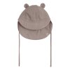 HUTTELIHUT - SUMMER HAT EARS MUSLIN | MOON ROCK