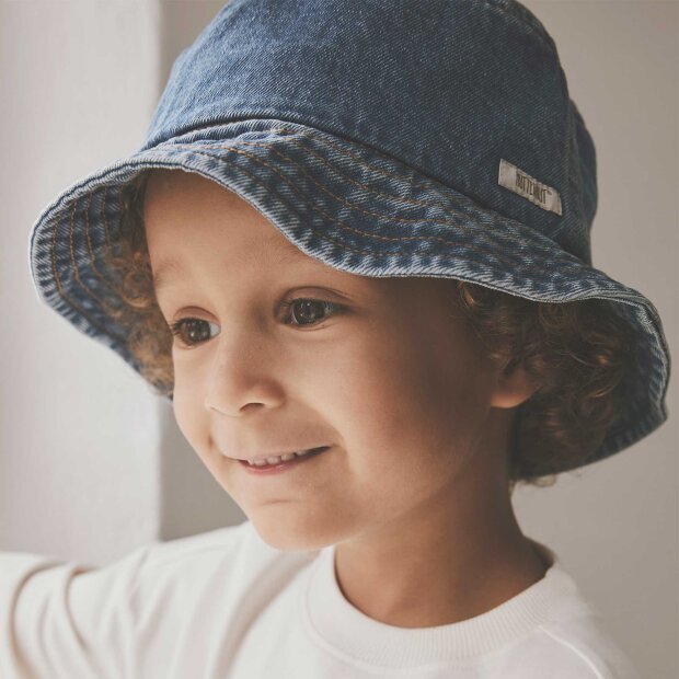 HUTTELIHUT - BUCKET HAT DENIM | NAVY BLAZER