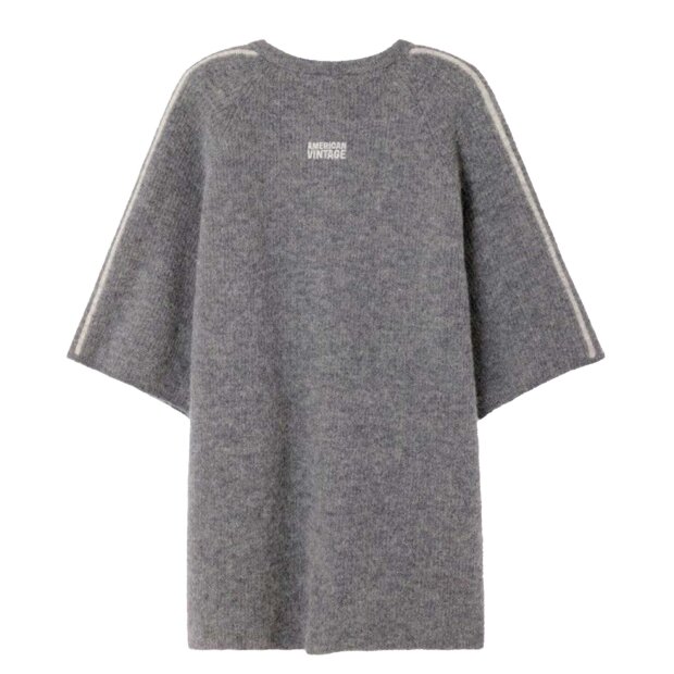 AMERICAN VINTAGE - VITOW CARDIGAN | ACIER CHINE