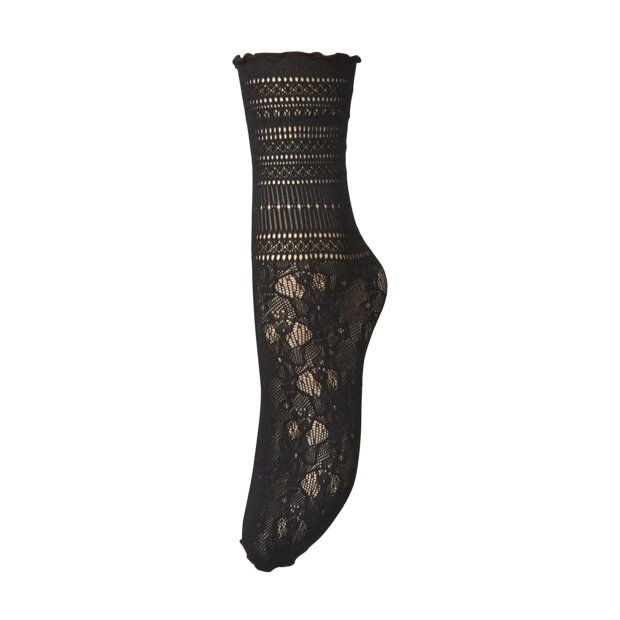 BECK SØNDERGAARD - BLOOM LACE SOCK | BLACK