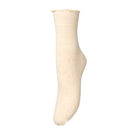 BECK SØNDERGAARD - BLOOM LACE SOCK | BIRCH WHITE