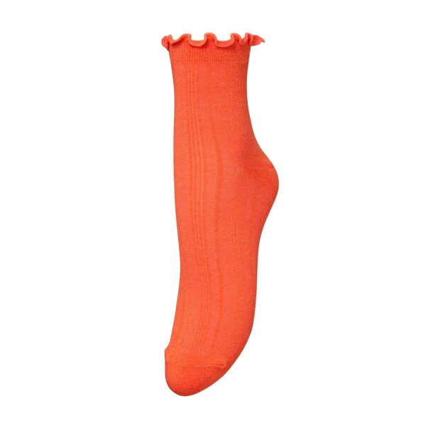 BECK SØNDERGAARD - FRILLA SHORT SOCK | GRENADINE RED
