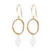 A BEAUTIFUL STORY - GRACEFUL MOONSTONE EARRINGS