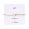 A BEAUTIFUL STORY - IRIS CARD ROSE QUARTZ BRACELET