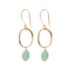 A BEAUTIFUL STORY - GRACEFUL AVENTURINE EARRINGS