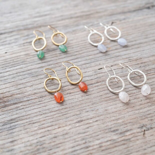 A BEAUTIFUL STORY - GRACEFUL AVENTURINE EARRINGS