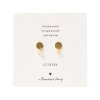A BEAUTIFUL STORY - MINI COIN CITRINE EARRINGS A BEAUTIFUL STORY - MINI COIN CITRINE EARRINGS
