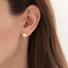 A BEAUTIFUL STORY - MINI COIN CITRINE EARRINGS A BEAUTIFUL STORY - MINI COIN CITRINE EARRINGS