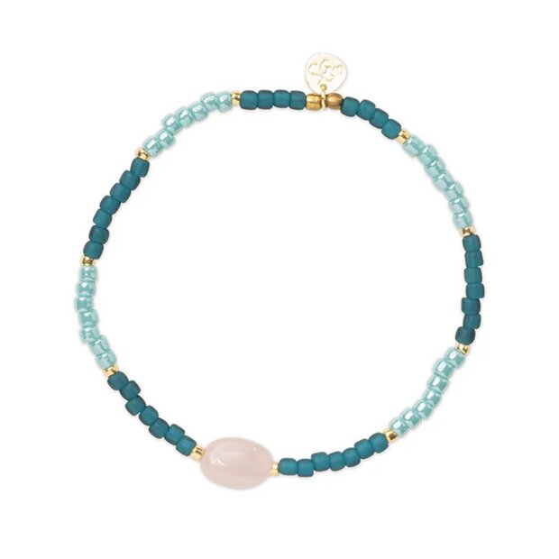 A BEAUTIFUL STORY - HAZE ROSE QUARTZ BRACELET