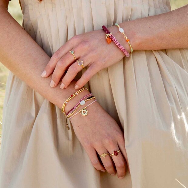 A BEAUTIFUL STORY - SHINING MOONESTONE BRACELET