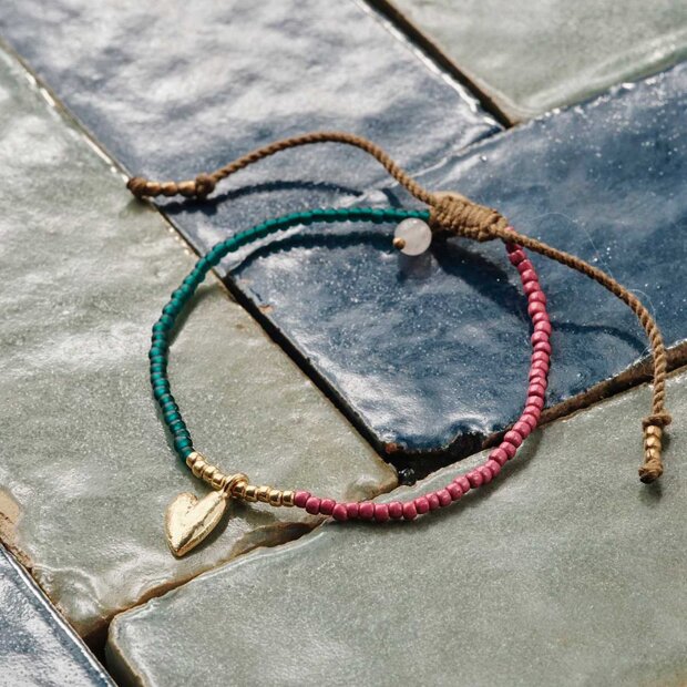 A BEAUTIFUL STORY - HOPING ROSE QUARTZ BRACELET