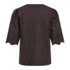 JDY - LAIR LIFE S/S NEW MIX TOP | CHOCOLATE TORTE