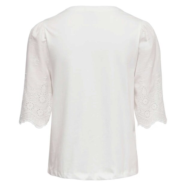 JDY - LAIR LIFE S/S NEW MIX TOP | CLOUD DANCER