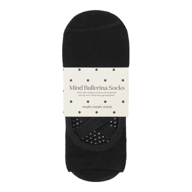 MOSHI MOSHI MIND - MIND BALLERINA SOCK ANTI-SLIP | BLACK