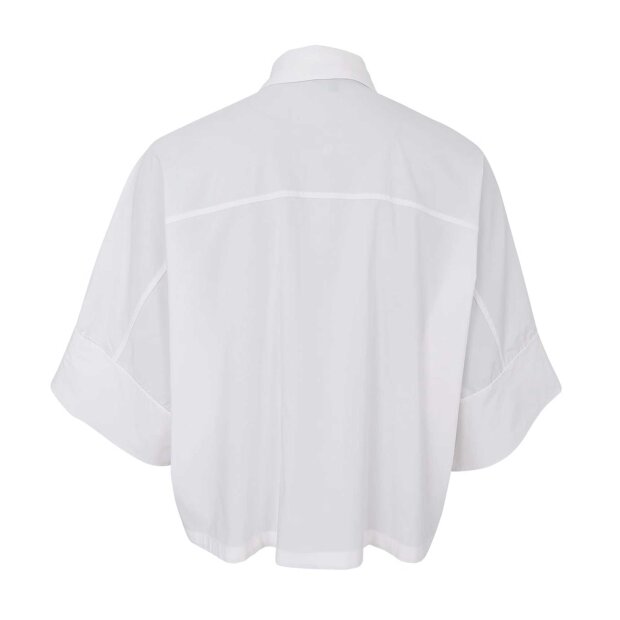 BLACK COLOUR - DAVINA LOOSE SHIRT | WHITE