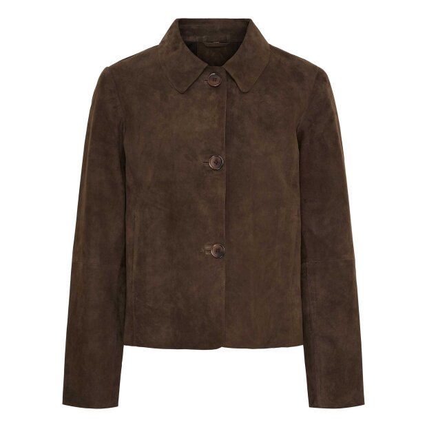 NOTYZ - NO ROME SUEDE JACKET | COFFEE BROWN