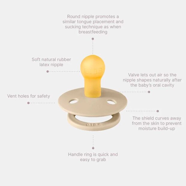 BIBS - STUDIO POLKA, 2-PACK STR. 2 | BABY BLUE/STEEL BLUE