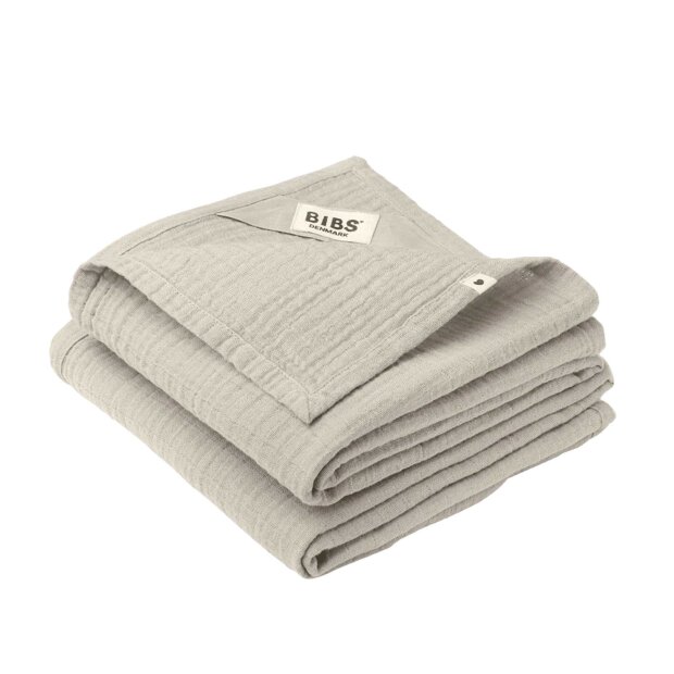 BIBS - MUSLIN CLOTH 2-PACK | SAND