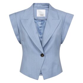 CO COUTURE - KIANA PIN VEST | PALE BLUE