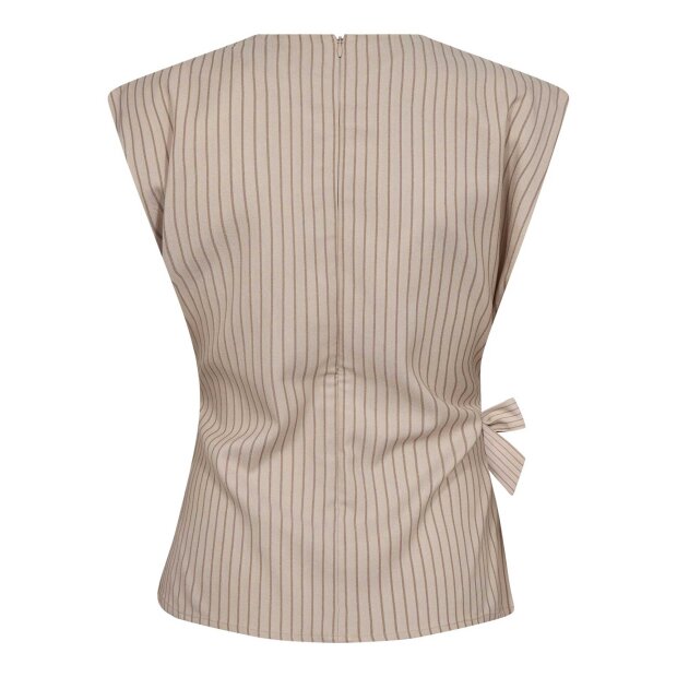 CO COUTURE - SALVIE PLEAT TOP | BONE