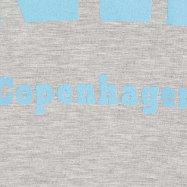 MARTA DU CHATEAU - HIBISCUS SWEATSHIRT | GREY/SKYBLUE