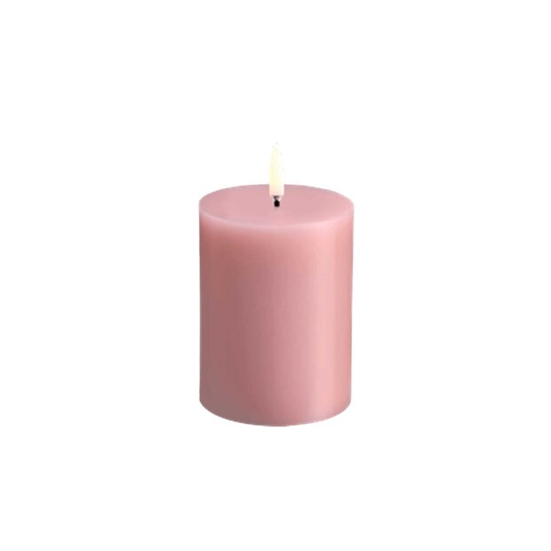 UYUNI - PILLAR CANDLE 7,8X10 CM | ROSE POWDER