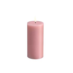 UYUNI - PILLAR CANDLE 7,8X15 CM | ROSE POWDER