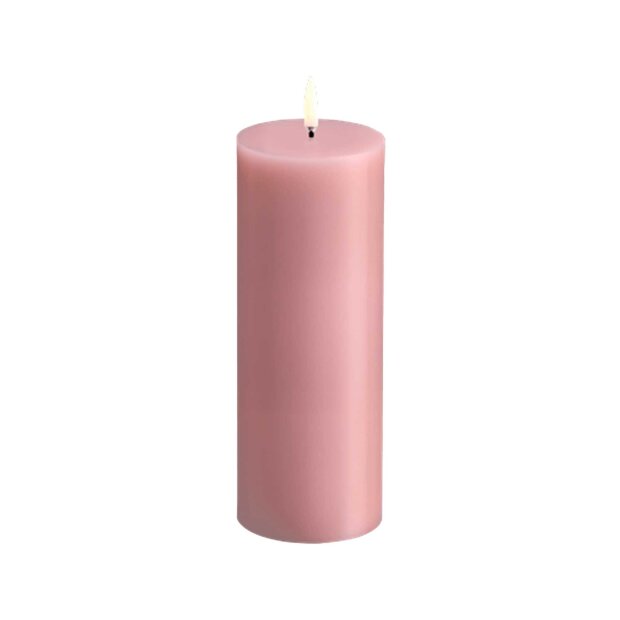 UYUNI - PILLAR CANDLE 7,8X23,1 CM | ROSE POWDER